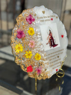 Custom Resin Photo Plaque – Personalized Stand Award & Keepsake
